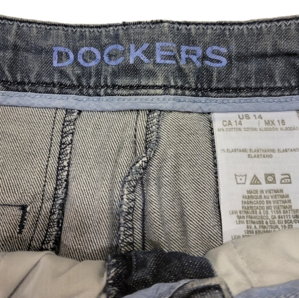 Levi's‎ Dockers Long Denim Jean Shorts Size 14